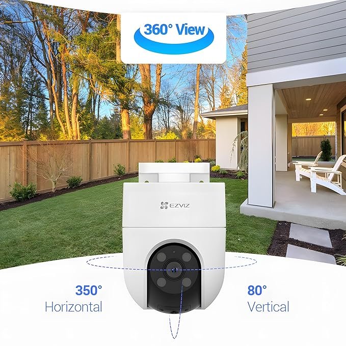 EZVIZ Smart Home Camera H8C 4G - 360° Coverage with 4G Connectivity for Versatile Security thumbnail 2