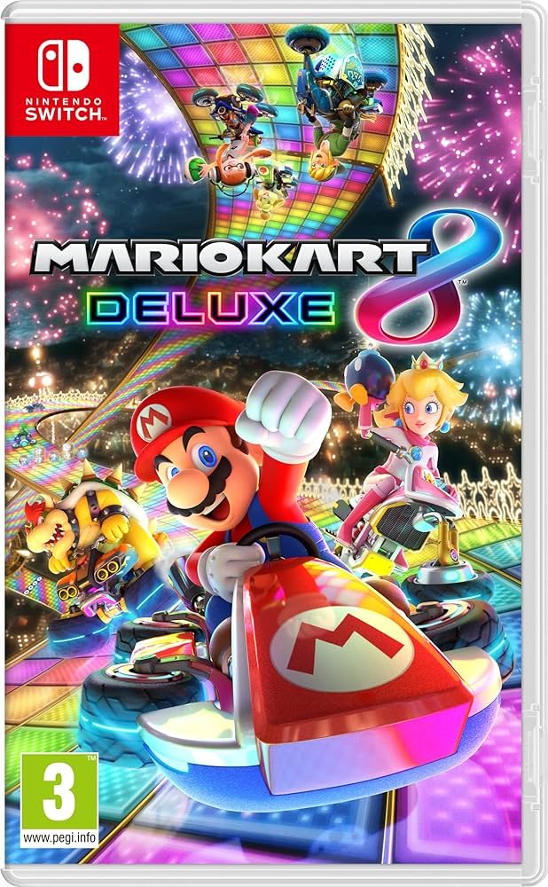 NINTENDO SWITCH MARIOKART DELUXE 8 GAME CD