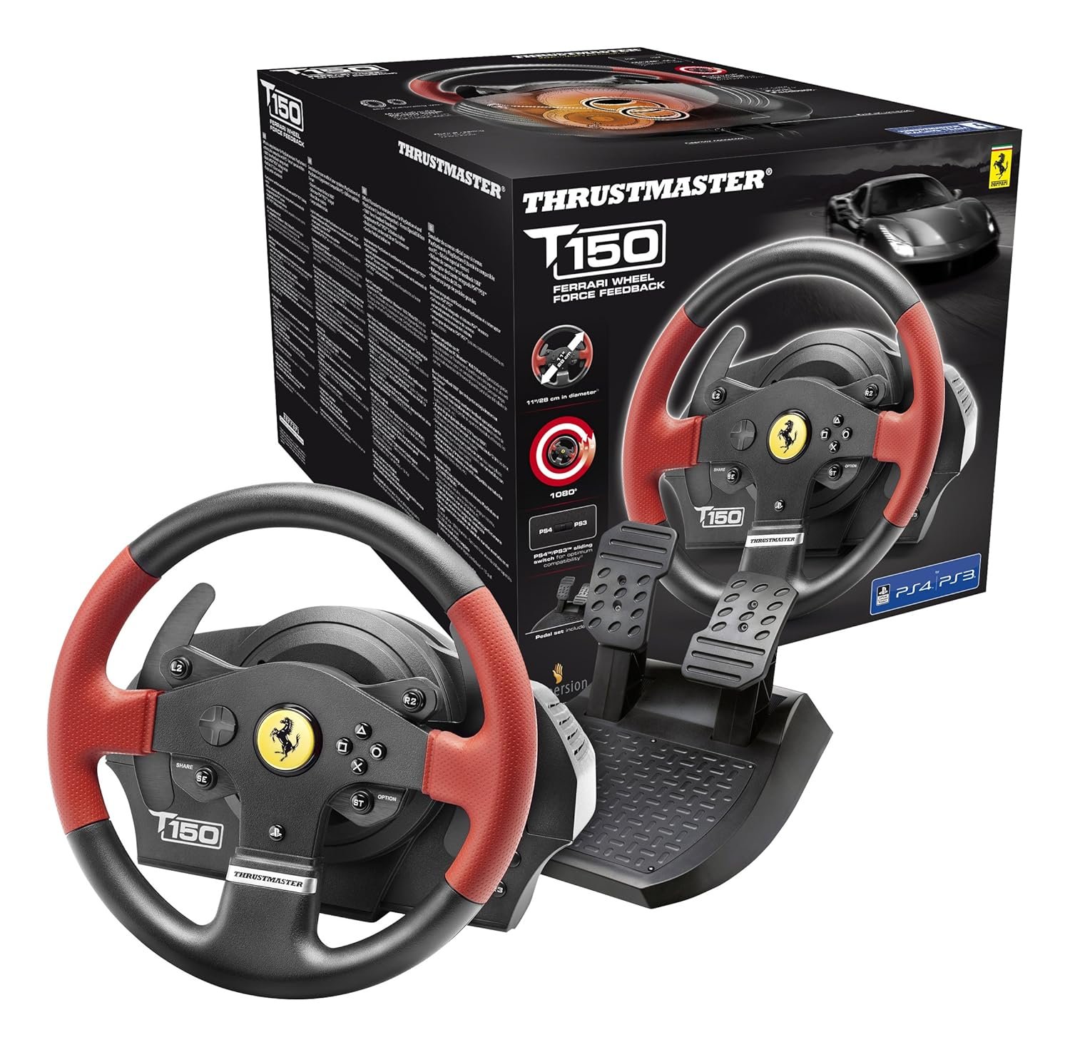 THRUSTMASTER T150 PS4 FERRARI WHEEL FORCE FEEDBACK