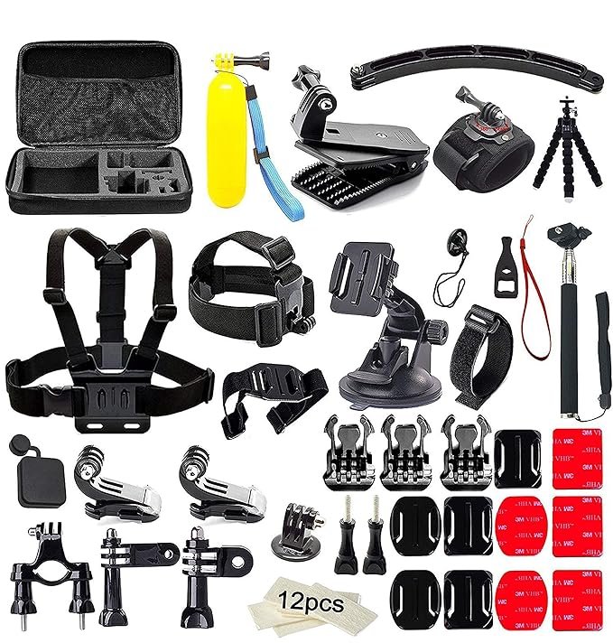 POWERPAK 50 IN 1 GOPRO ACTION CAMERA ACCESSORIES KIT