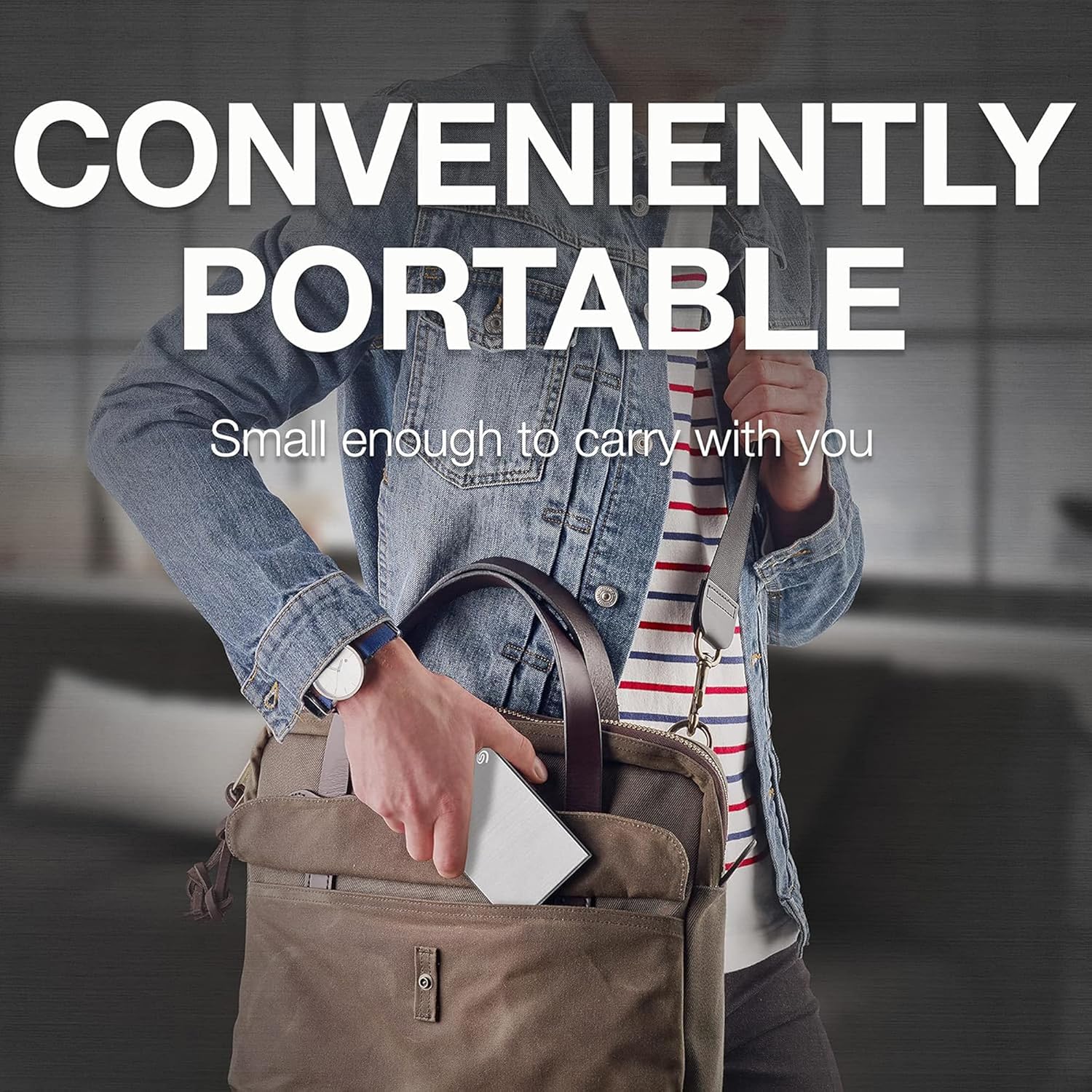 SEAGATE ONE TOUCH 1TB EXTERNAL HD USB 3.0 PASSWORD PROTECTION SILVER STKY1000401 thumbnail 5