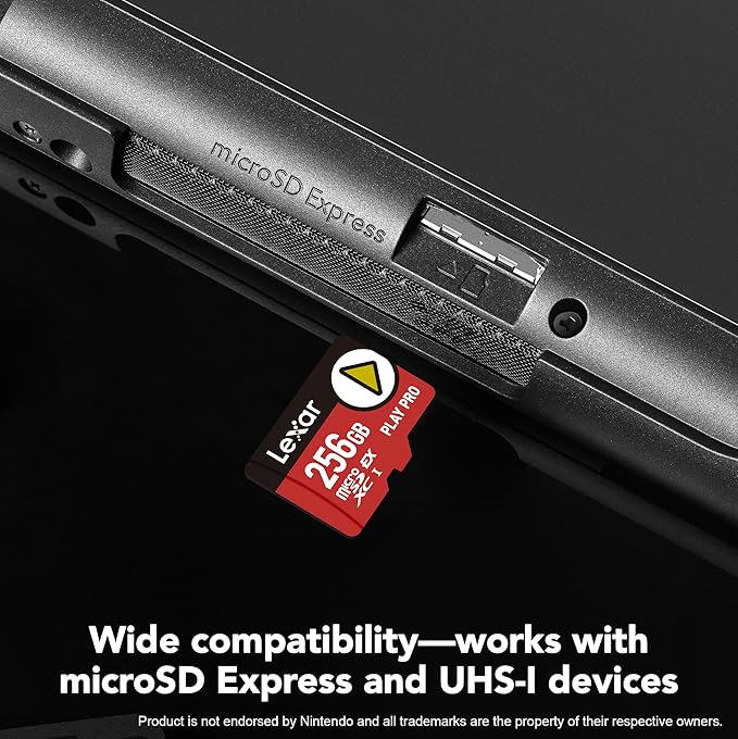 LEXAR PLAY PRO MICROSDX EXPRESS CARD 256GB 900MB/S LMSXPS0256G-BNNNG thumbnail 4
