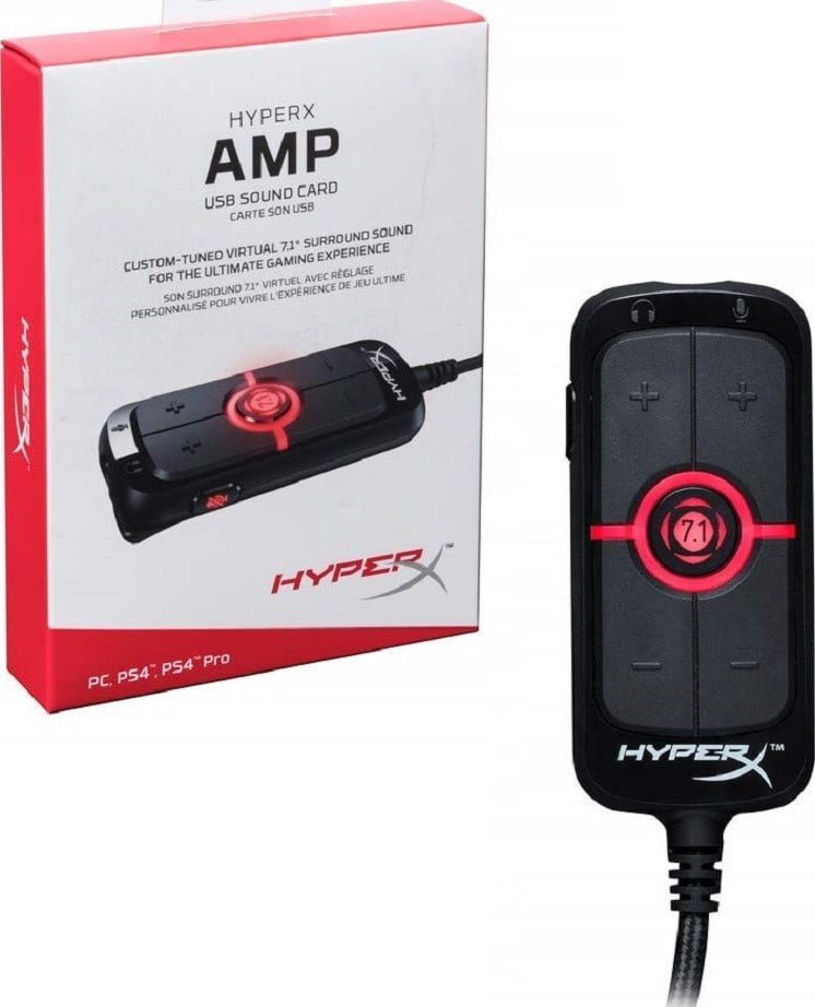 HYPERX AMP 7.1 USB SURROUND SOUND CARD HX-USCCAMSS-BK
