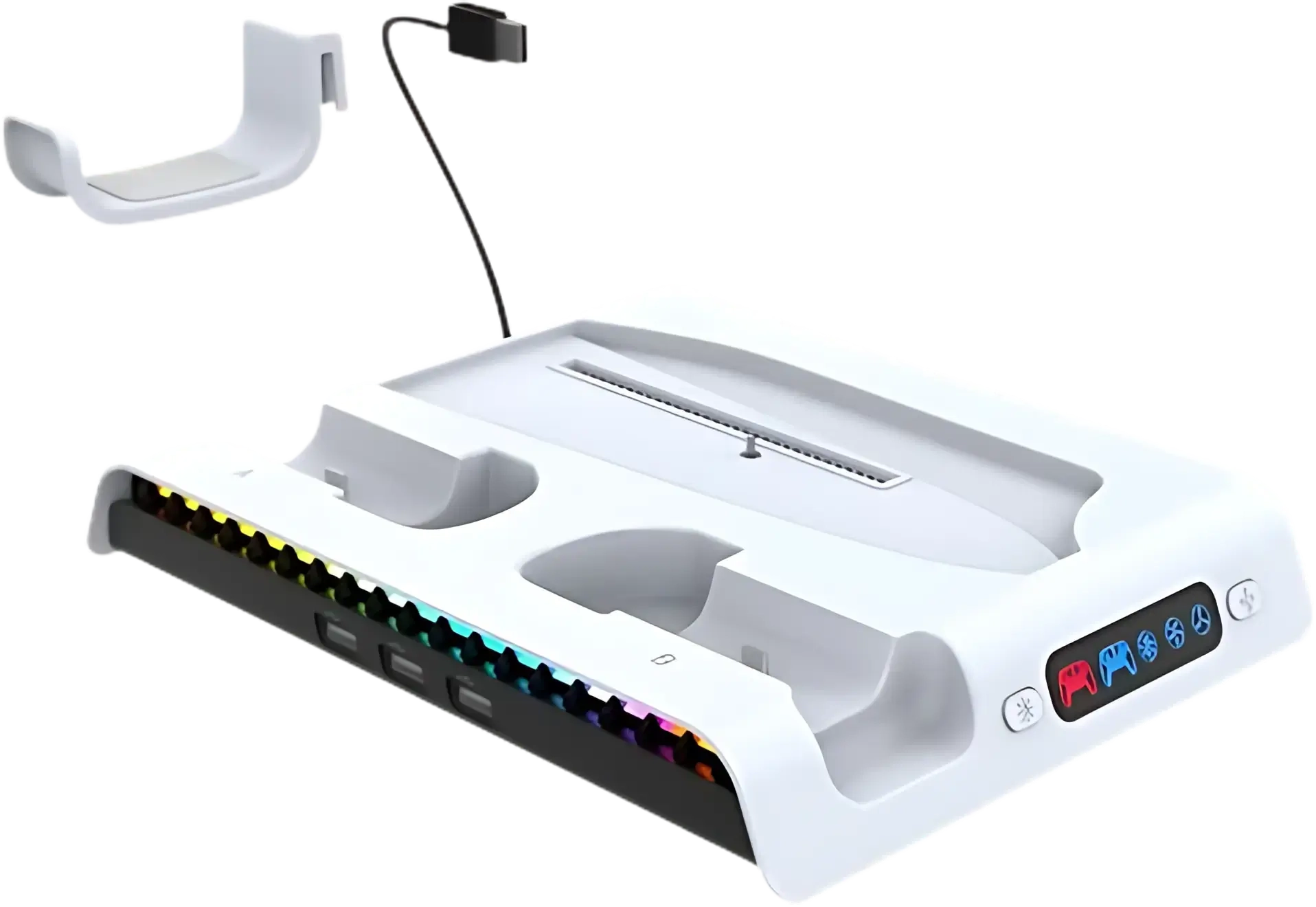 IPEGA SONY PLAYSTATION 5 SLIM DOCKING STATION VERTICAL STAND WITH COOLING FAN PG-P5S006