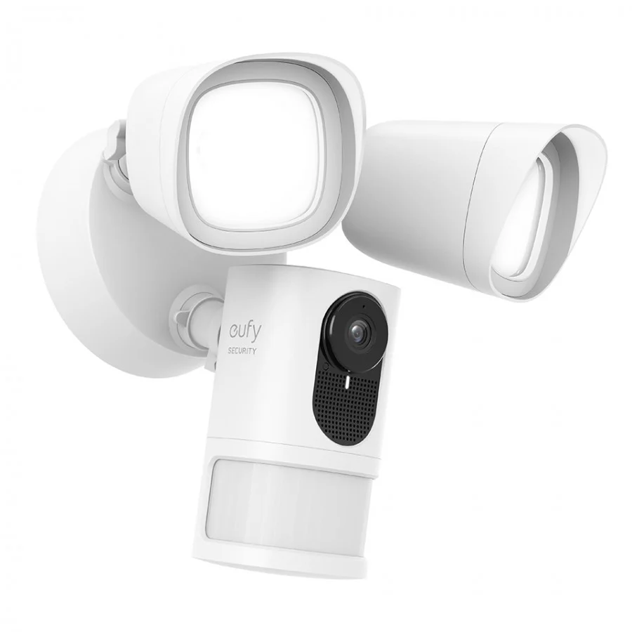 EUFY POWERFUL FLOODLIGHT CAMERA WITH FULL HD 1080P RESOLUTION RECORDING WHITE T84203W2.NC