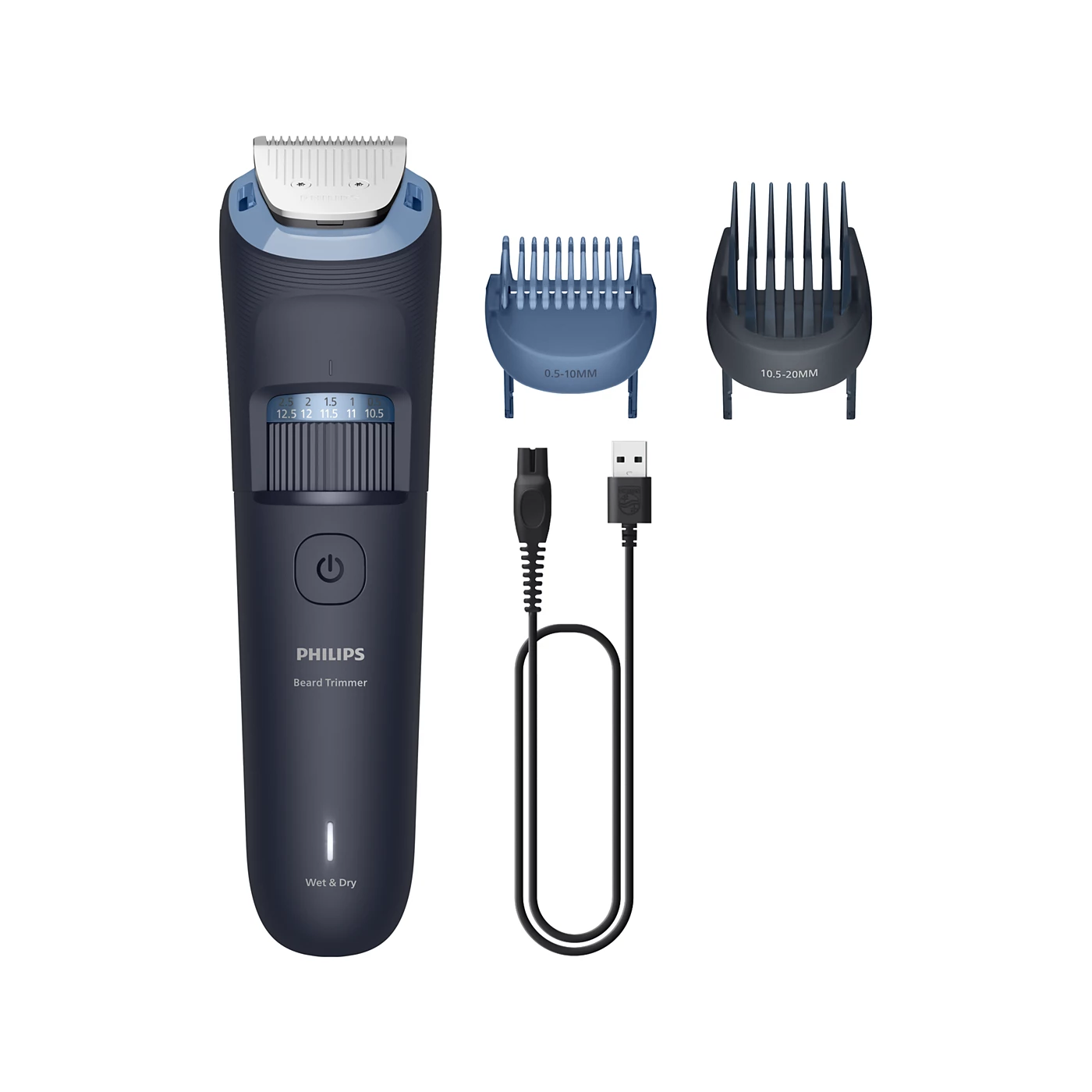 PHILIPS BEARD TRIMMER 3000 SERIES QUICK AND PRECISE TRIM GRAY BT366515
