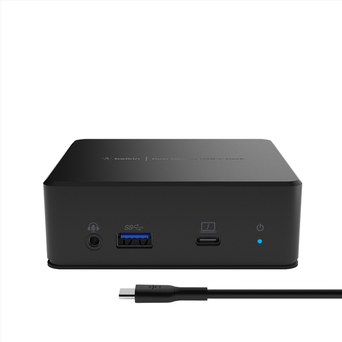 BELKIN CONNECT USB-C DUAL DISPLAY DOCKING STATION /DISPLAY LINK 85W INC002VFBK