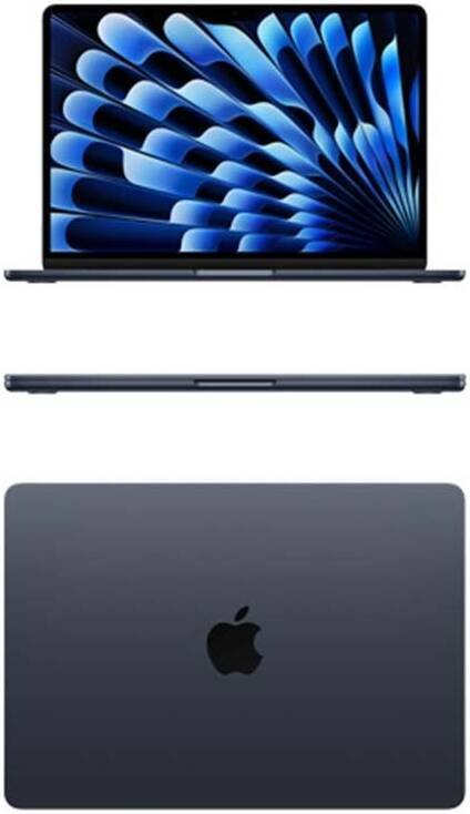 APPLE MACBOOK AIR 13 INCH M3 CHIP WITH 8-CORE CPU AND 10-CORE GPU 16GB 512GB SSD-MIDNIGHT ARB MXCV3 thumbnail 3
