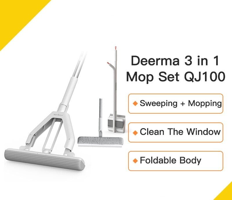 DEERMA MULTIFUNCTIONAL CLEANING BROOM DEM-QJ100