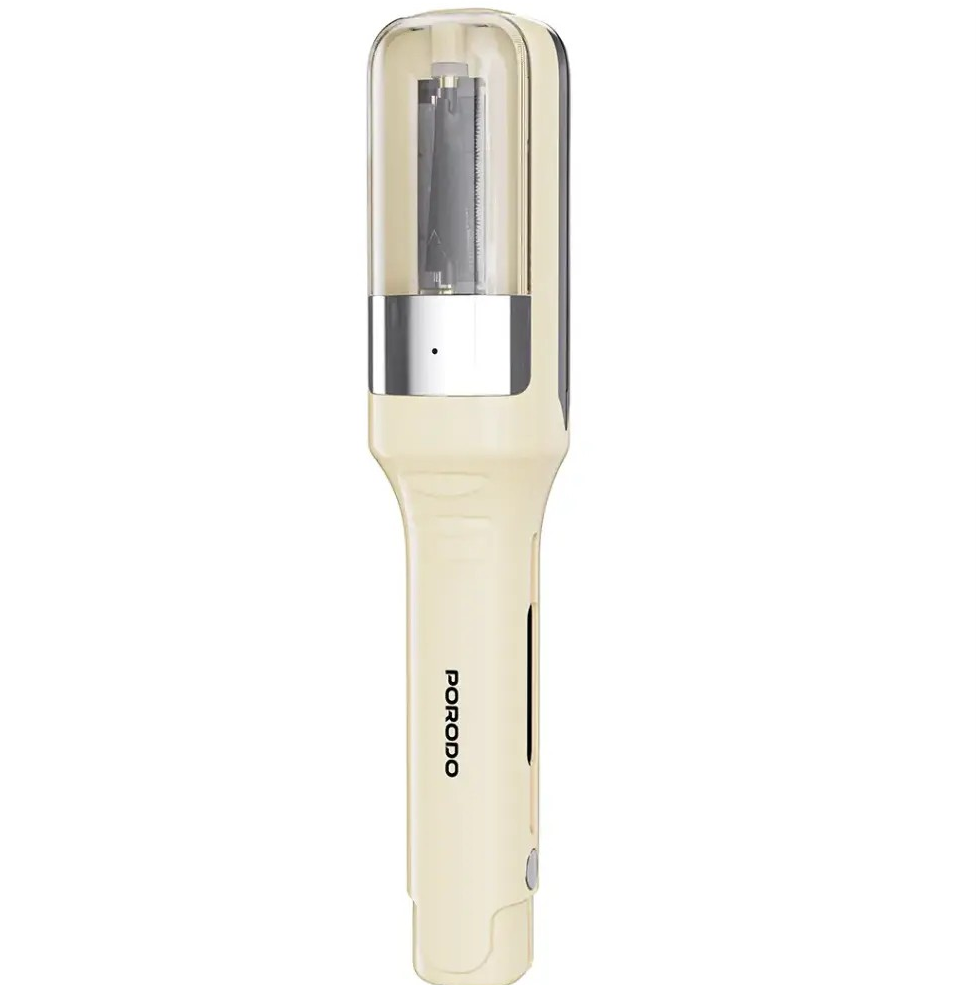 PORODO LIFESTYLE 2 IN 1 SPLIT END TRIMMER  HAIR STRAIGHTENER WHITE PDLFSTHSETWH