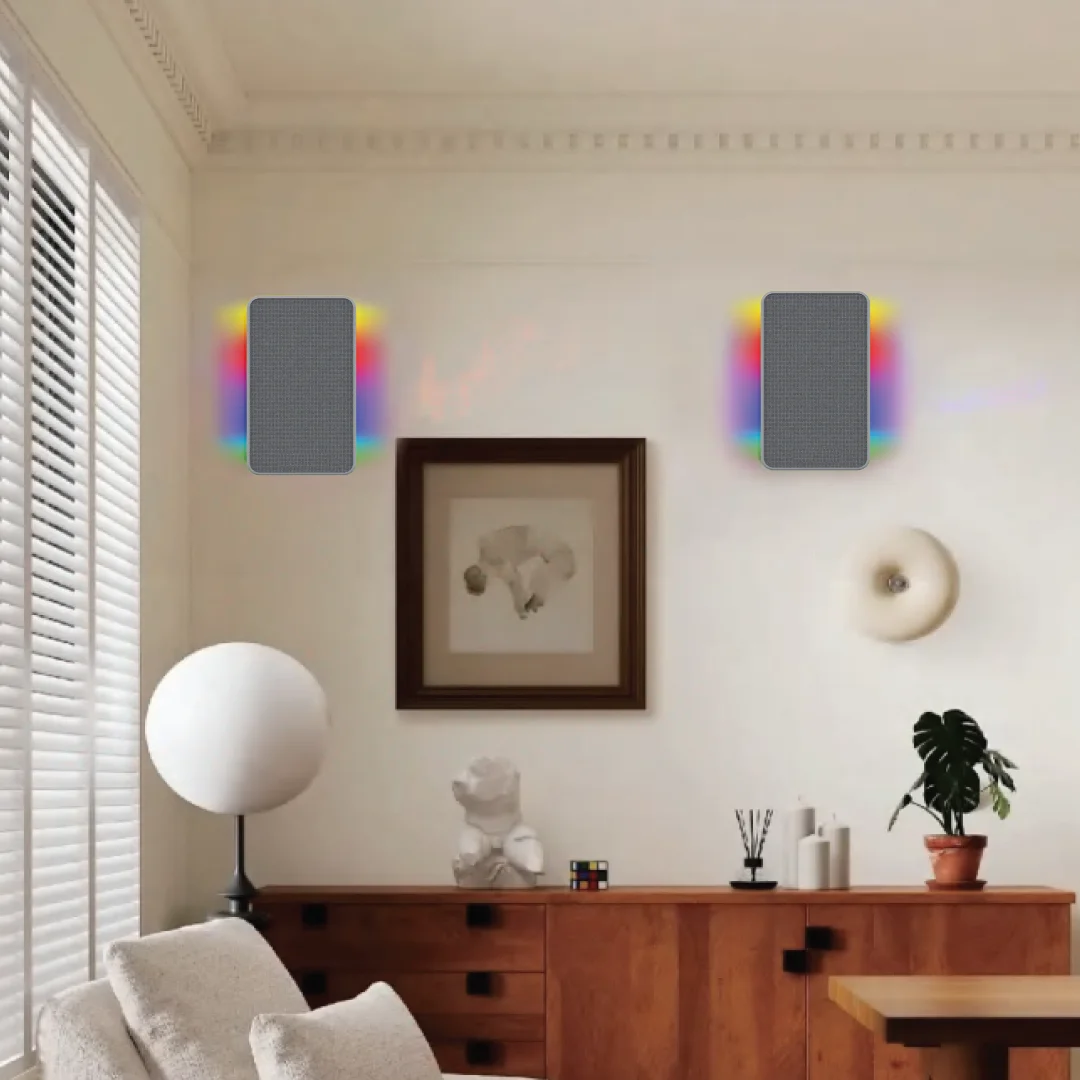 PAWA WIRELESS WALL MOUNTED SPEAKER GREY PW-SPWLTW66-GY thumbnail 2