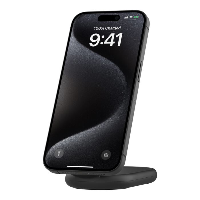 BELKIN BOOST CHARGE 15W MAGNETIC FOLDABLE CHARGER BLACK WIB007MYBK thumbnail 3