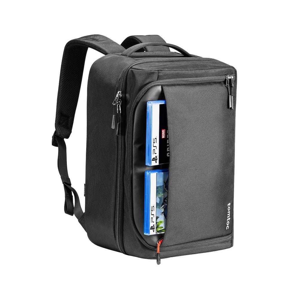 Tomtoc Navigator G43 PS5 Backpack (Black, G43M1D1) - Secure and Stylish Console Carrying Solution thumbnail 3