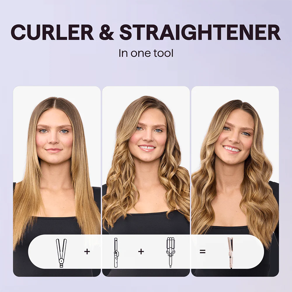 WAVYTALK WHIRLWIND PRO AIRFLOW HAIR STYLER AND STRAIGHTENER PINK A12 thumbnail 5