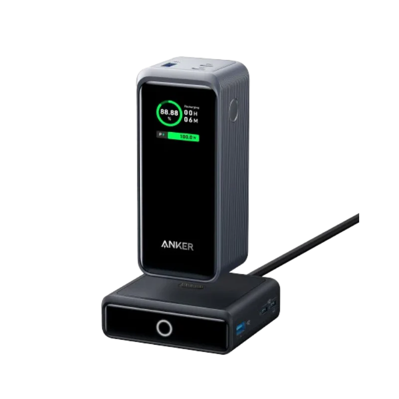 ANKER PRIME 20000MAH POWER BANK 200W A13360B1 WITH 100W CHARGING STAND BLACK A1902211