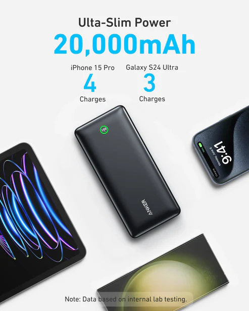 ANKER NANO POWER BANK 20000MAH BLACK A1387H11 thumbnail 4