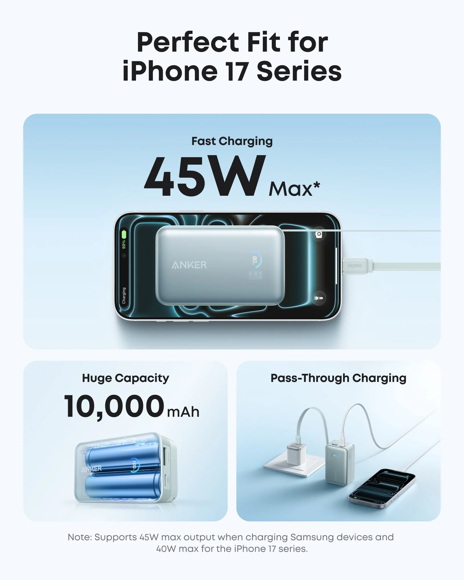 ANKER NANO POWER BANK 10K 45W USB-C CABLE GREEN A1638H61 thumbnail 2