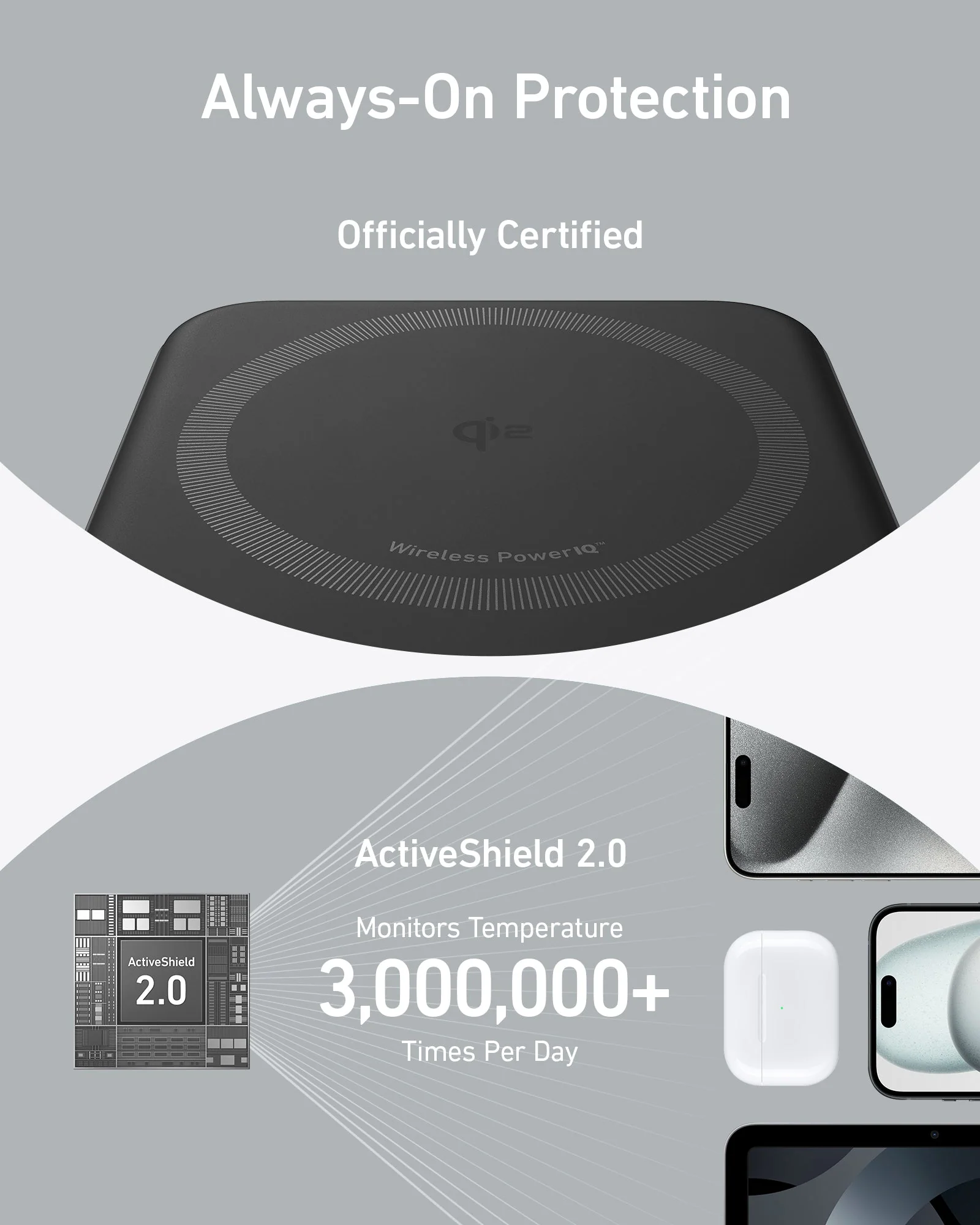 ANKER MAGGO POWERBANK 10000MAH 7.5W STAND BLACK A1652H11 thumbnail 2