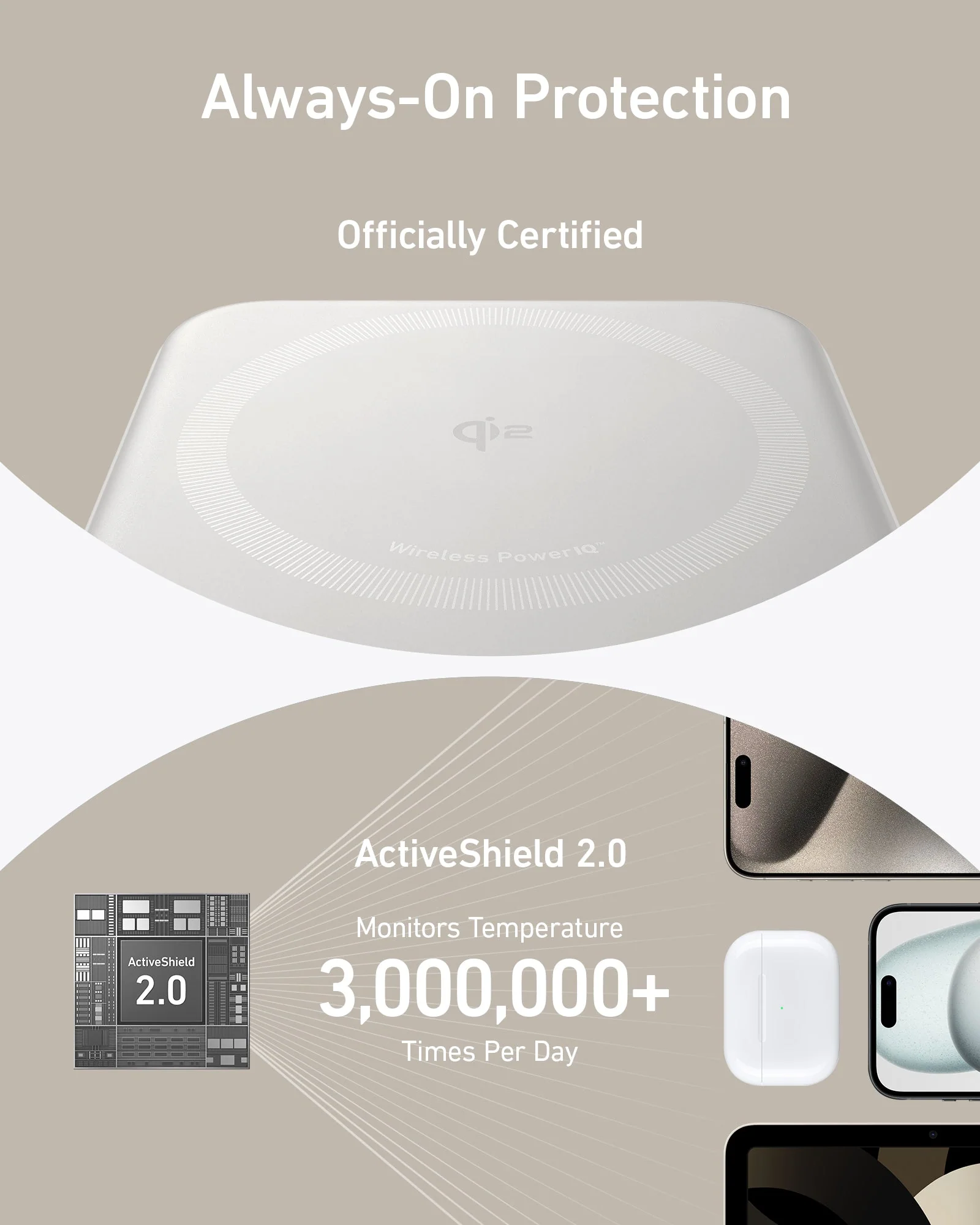 ANKER MAGGO QI2 10000MAH POWER BANK WHITE A1654H21 thumbnail 2
