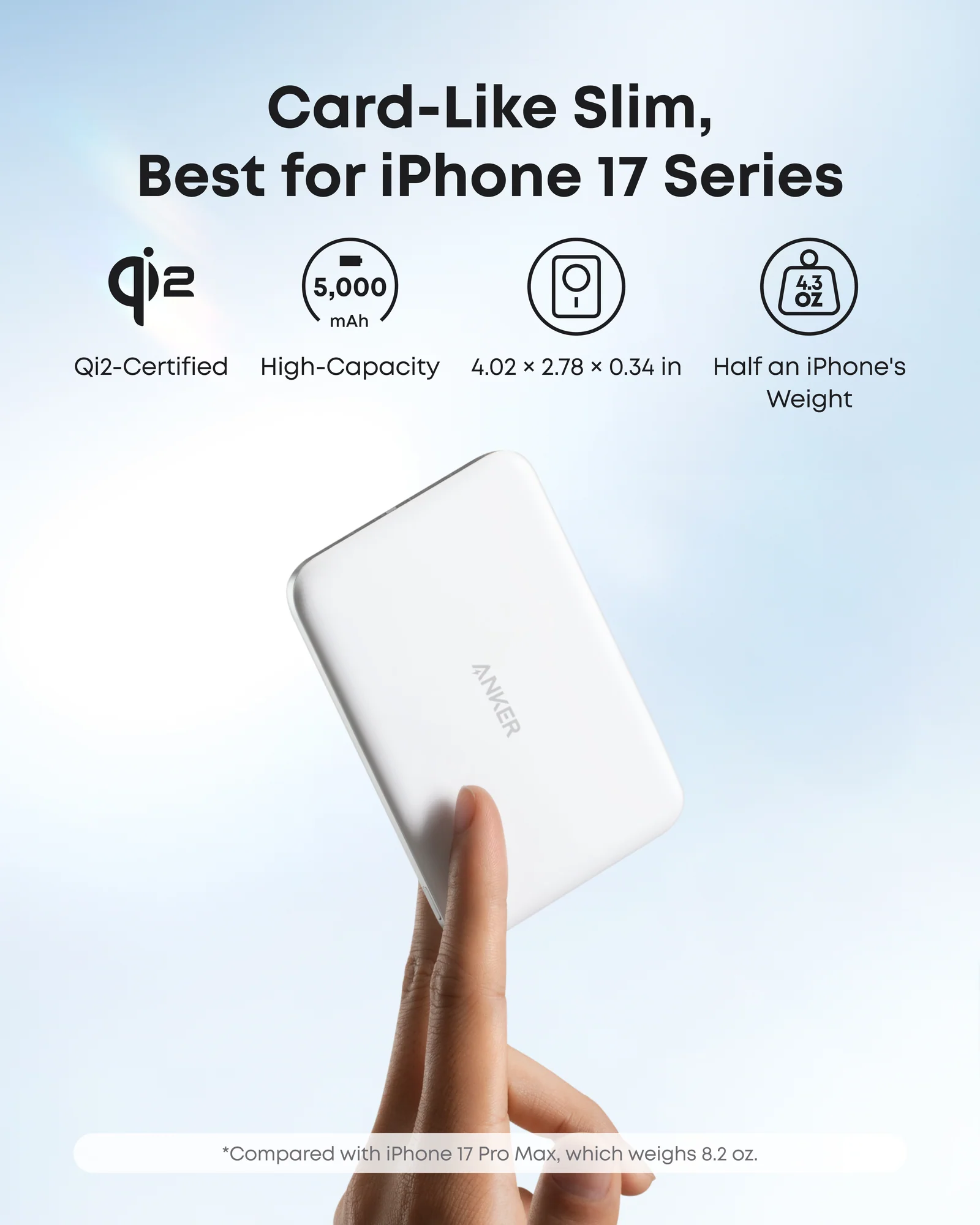 ANKER NANO POWER BANK 5K MAGGO SLIM WHITE A1665H21 thumbnail 3