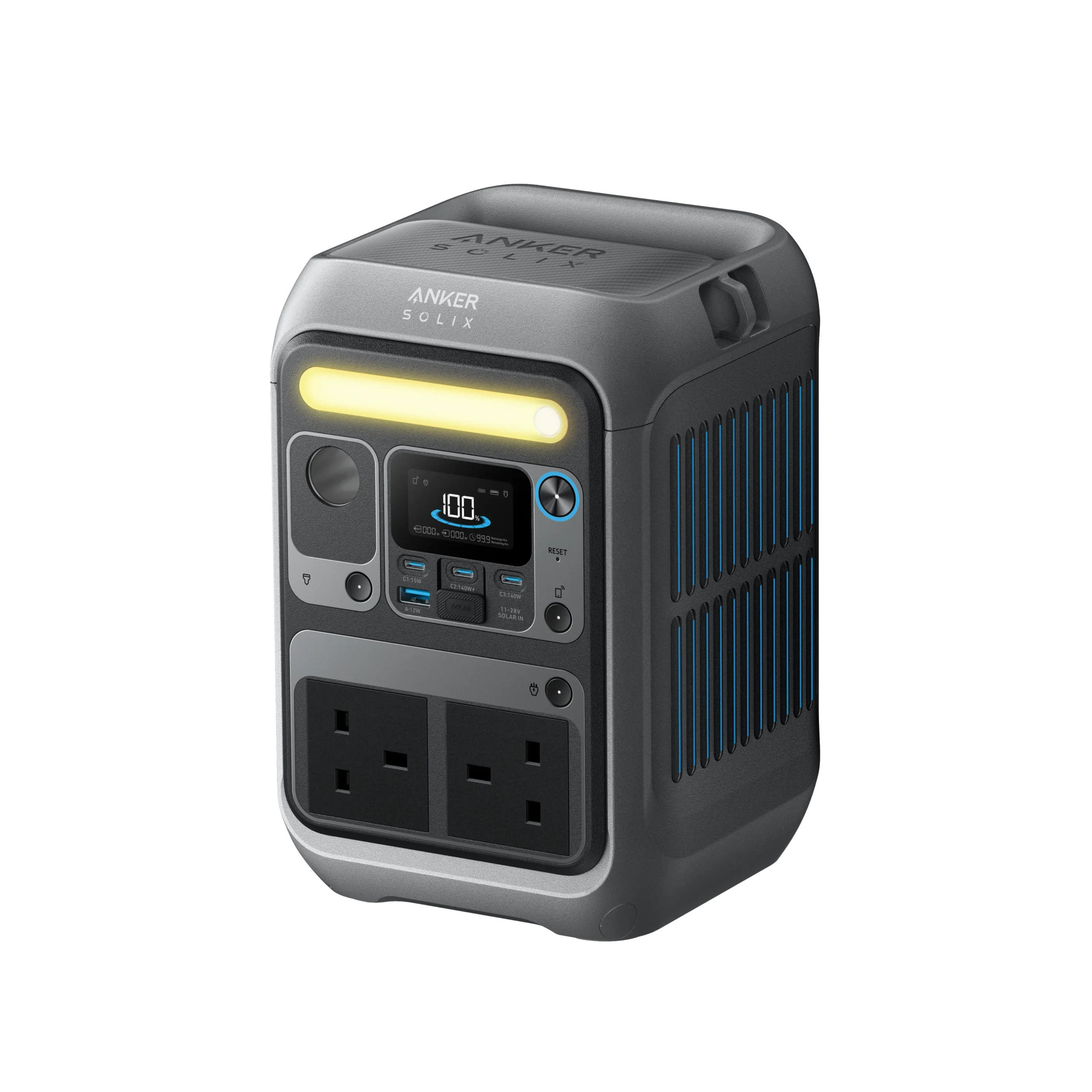 ANKER SOLIX C300 PORTABLE POWER STATION 288WH 300W BLACK A17222Z1