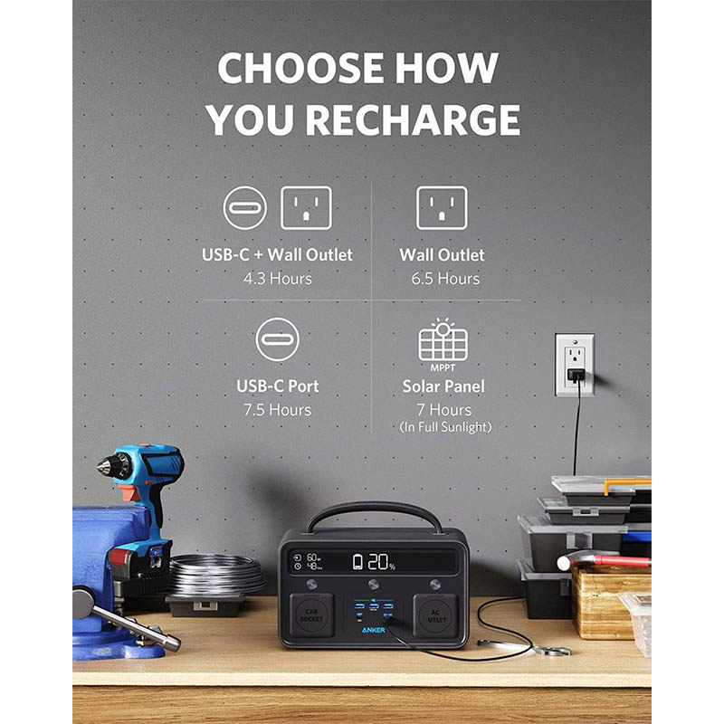ANKER POWERHOUSE 400W BLACK A1730211 thumbnail 3