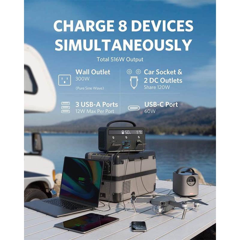 ANKER POWERHOUSE 400W BLACK A1730211 thumbnail 2