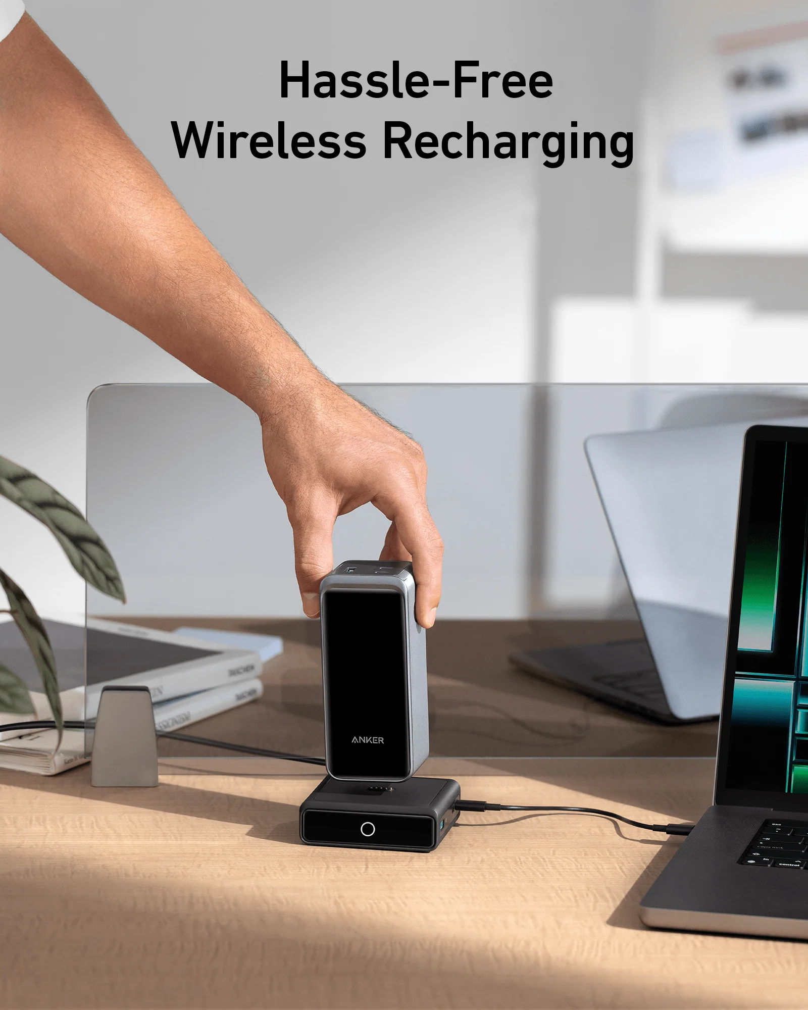 ANKER PRIME 20000MAH POWER BANK 200W A13360B1 WITH 100W CHARGING STAND BLACK A1902211 thumbnail 4