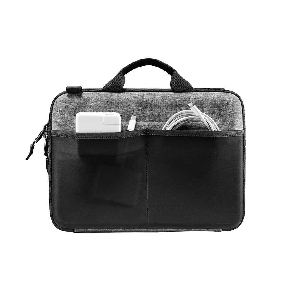 Tomtoc FancyCase A25 Laptop Shoulder Bag – Gray – Stylish and Practical Protection thumbnail 6