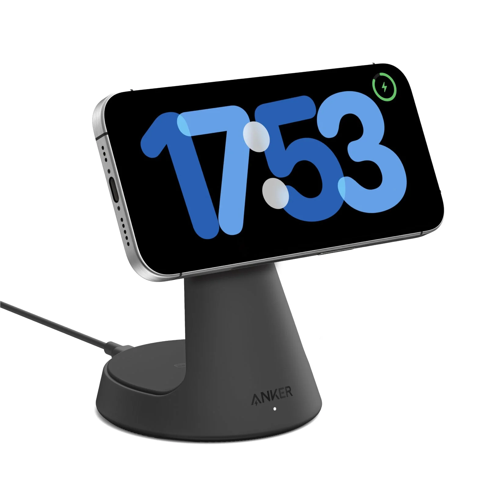 ANKER MAGGO WIRELESS 2-IN-1 DOCK STAND CHARGER BLACK A25M7H11 thumbnail 8
