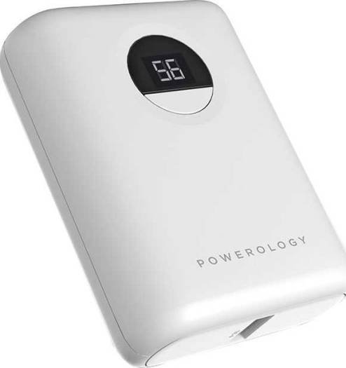 POWEROLOGY 10000MAH ULTRA COMPACT PD POWER BANK PPBCHA04-WH