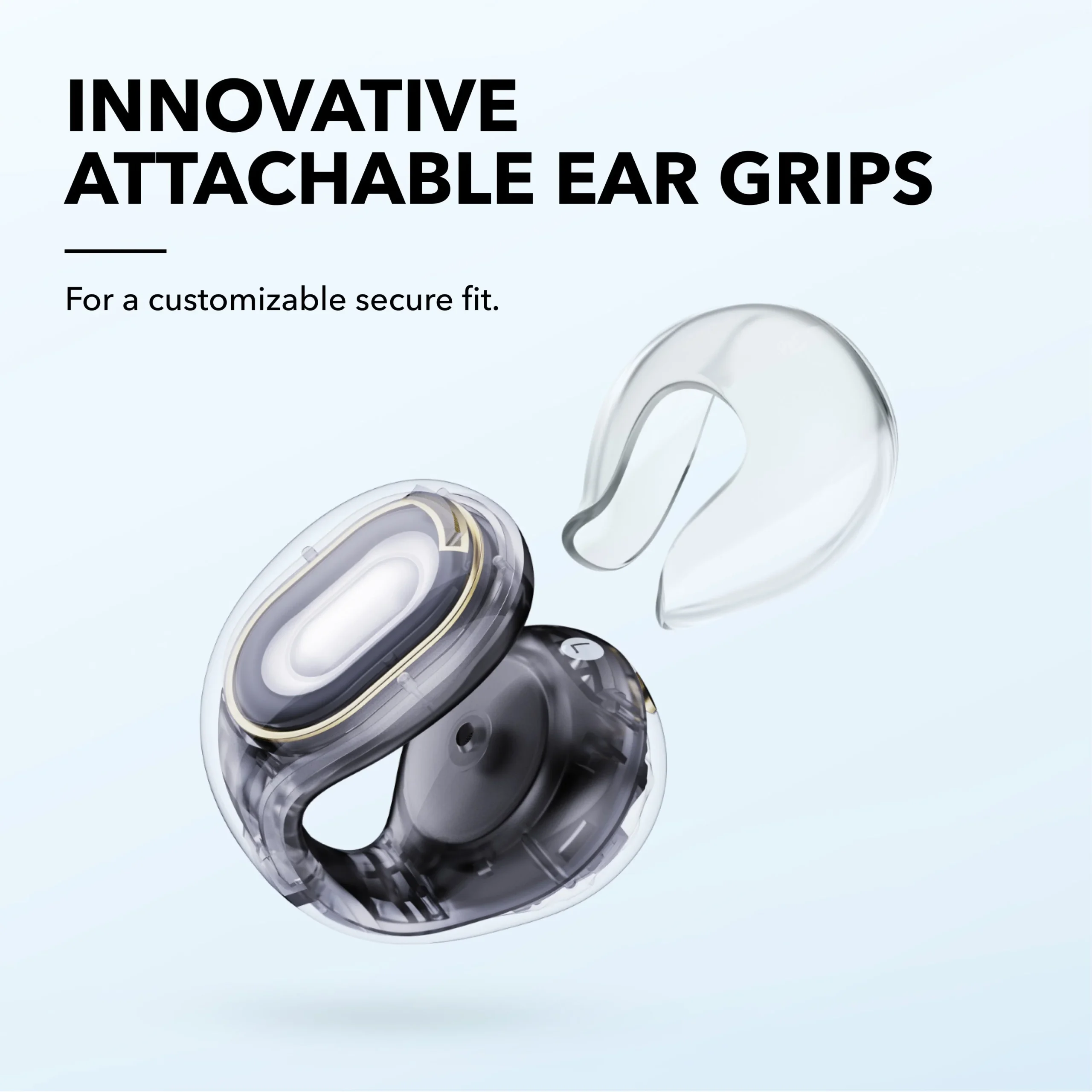 Soundcore C30i Open-Ear Clip Earbuds - Secure Fit, Comfortable Design, Clear Sound thumbnail 3