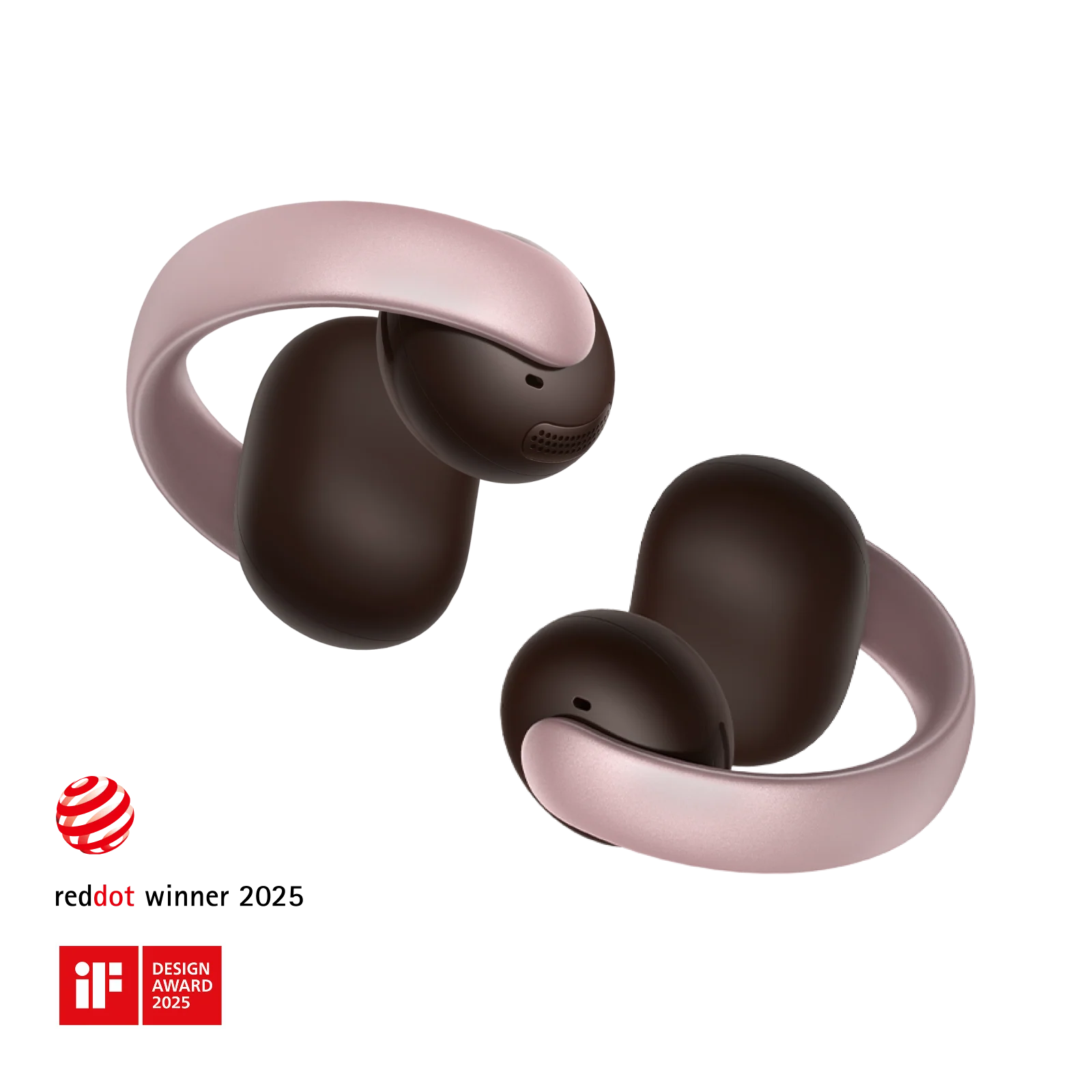 ANKER SOUNDCORE AEROCLIP OPEN EAR CLIP ON EARBUDS PINK A3388H51 thumbnail 6