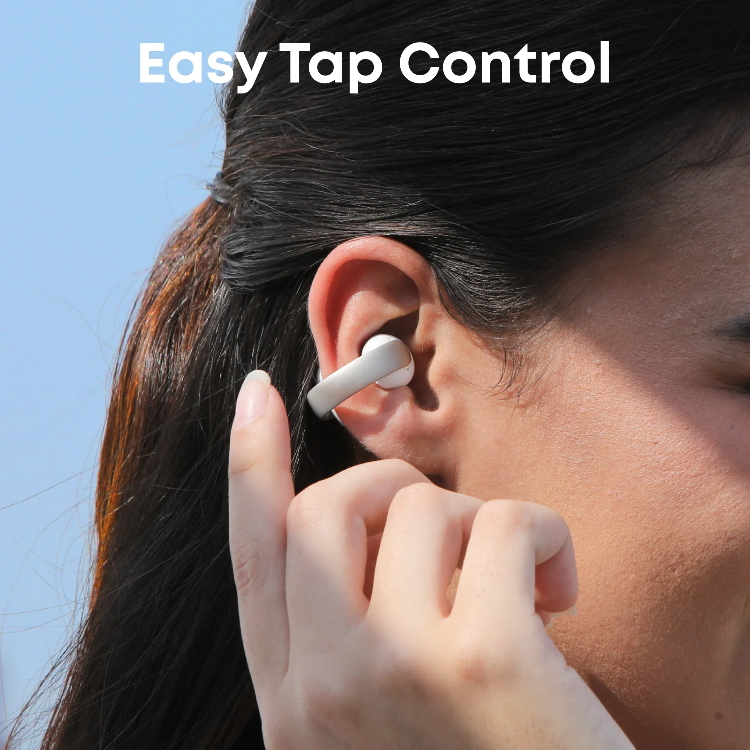 ANKER SOUNDCORE AEROCLIP OPEN EAR CLIP ON EARBUDS WHITE A3388H21 thumbnail 5