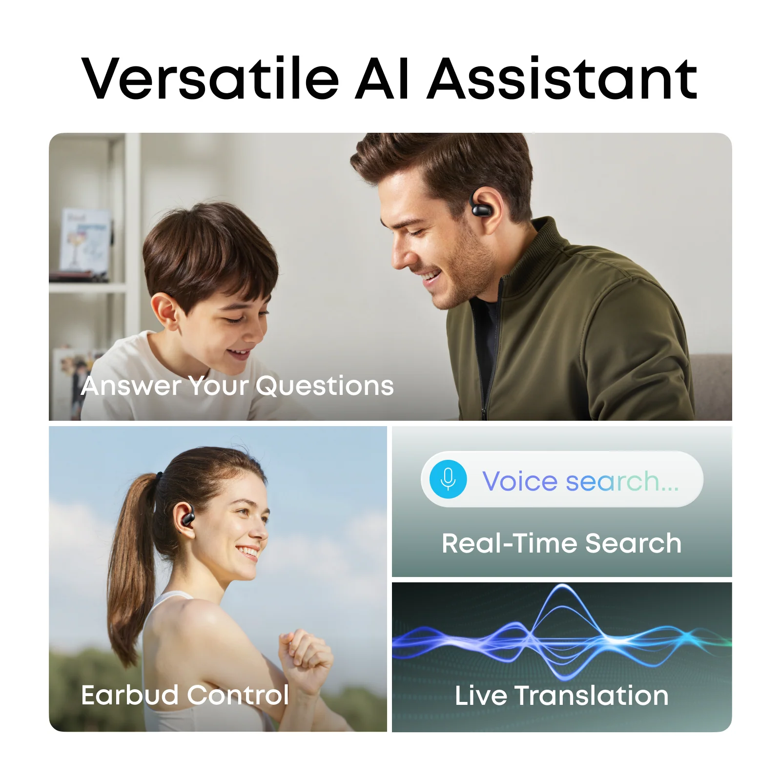 ANKER SOUNDCORE AEROFIT 2 AI ASSISTANT BLACK A3874H12 thumbnail 4