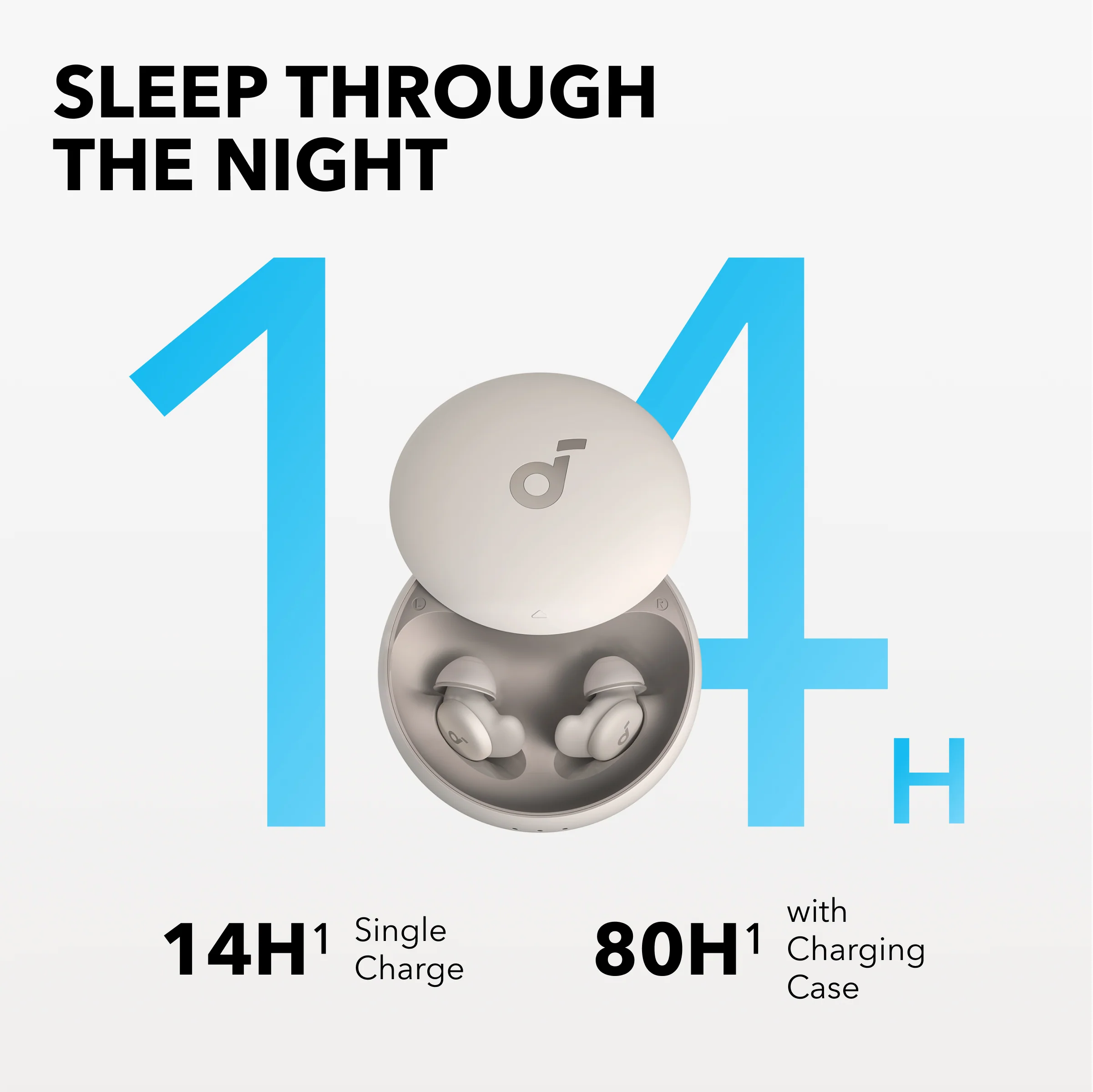 ANKER SOUNDCORE SLEEP A20 BLUETOOTH EARBUDS BEIGE A6611H21 thumbnail 5