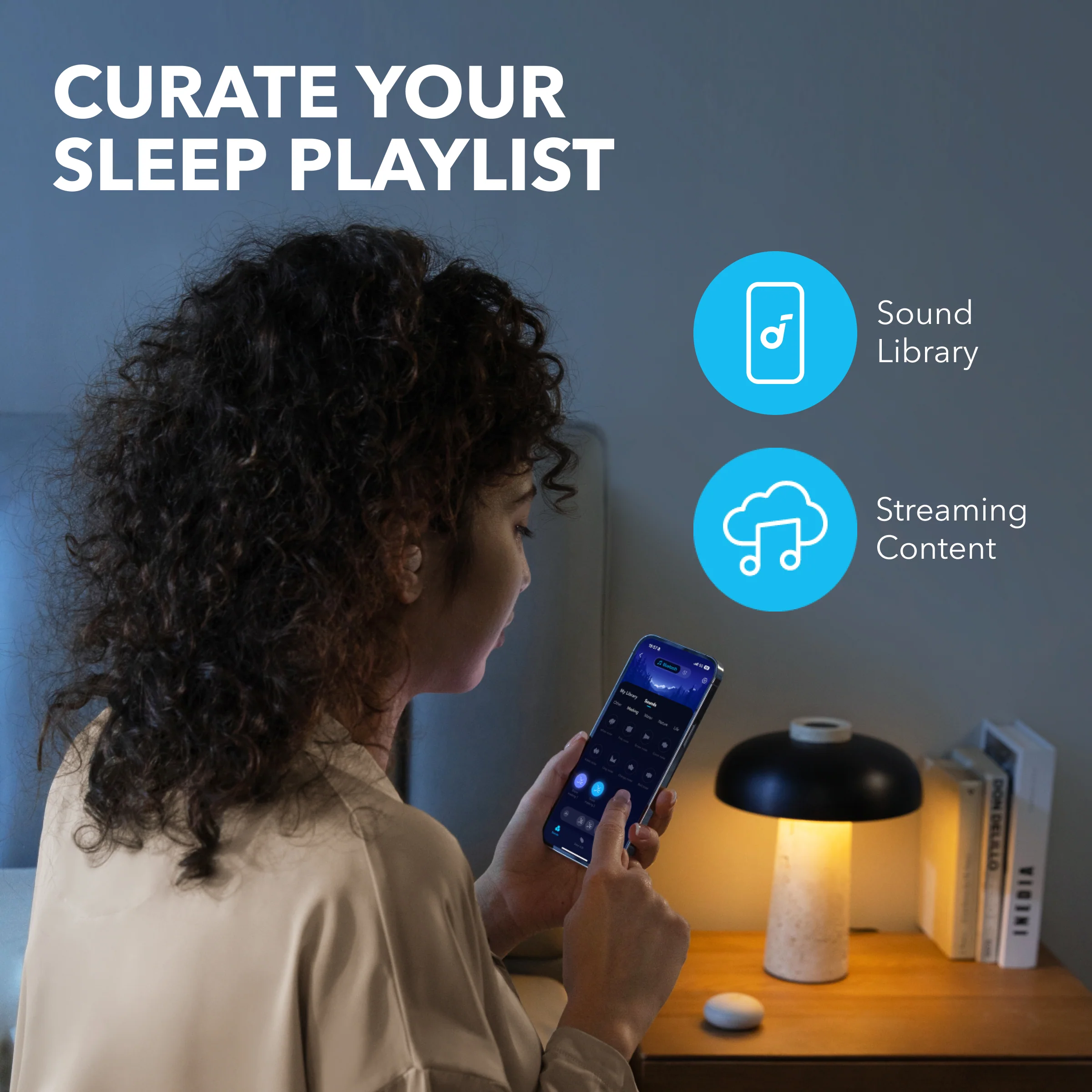 ANKER SOUNDCORE SLEEP A20 BLUETOOTH EARBUDS BEIGE A6611H21 thumbnail 6