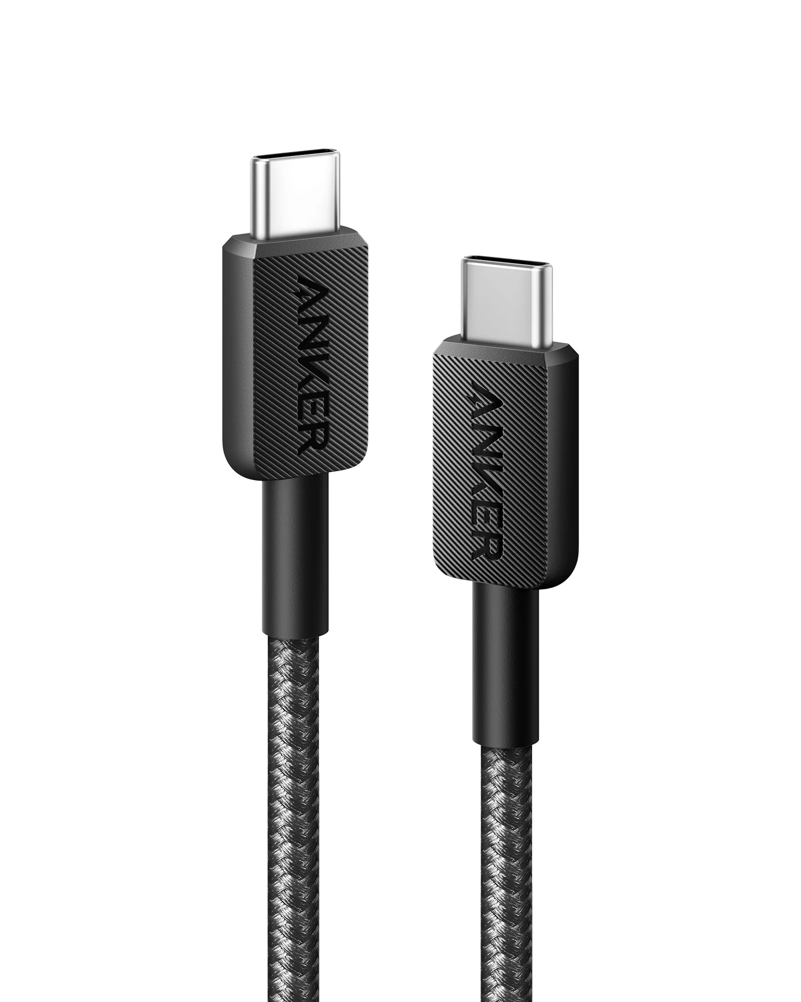 ANKER 322 USB C TO USB C BRAIDED CABLE WHITE A81F5H21