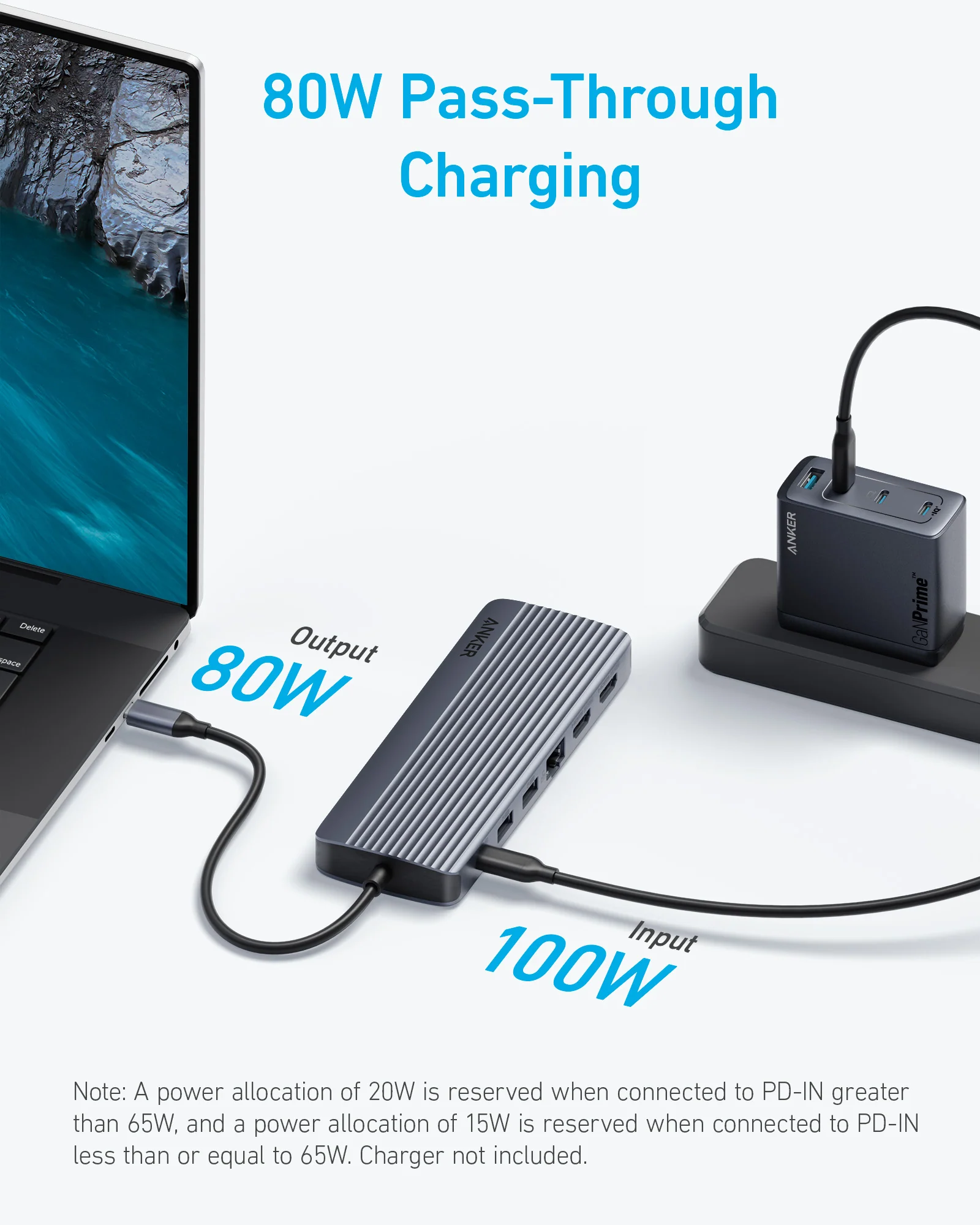ANKER USB C HUB 14 IN 1 TRIPLE DISPLAY GRAY A8389HA1 thumbnail 6