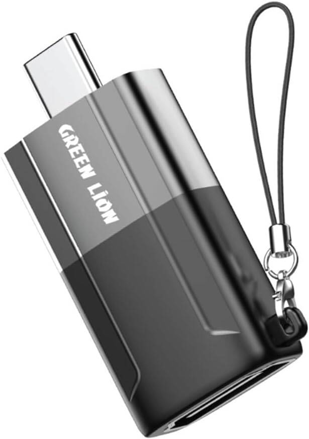 GREEN LION ALUMINUM ALLOY SHELL TYPE C TO HDMI ADAPTER BLACK GNCTOHDMIGY