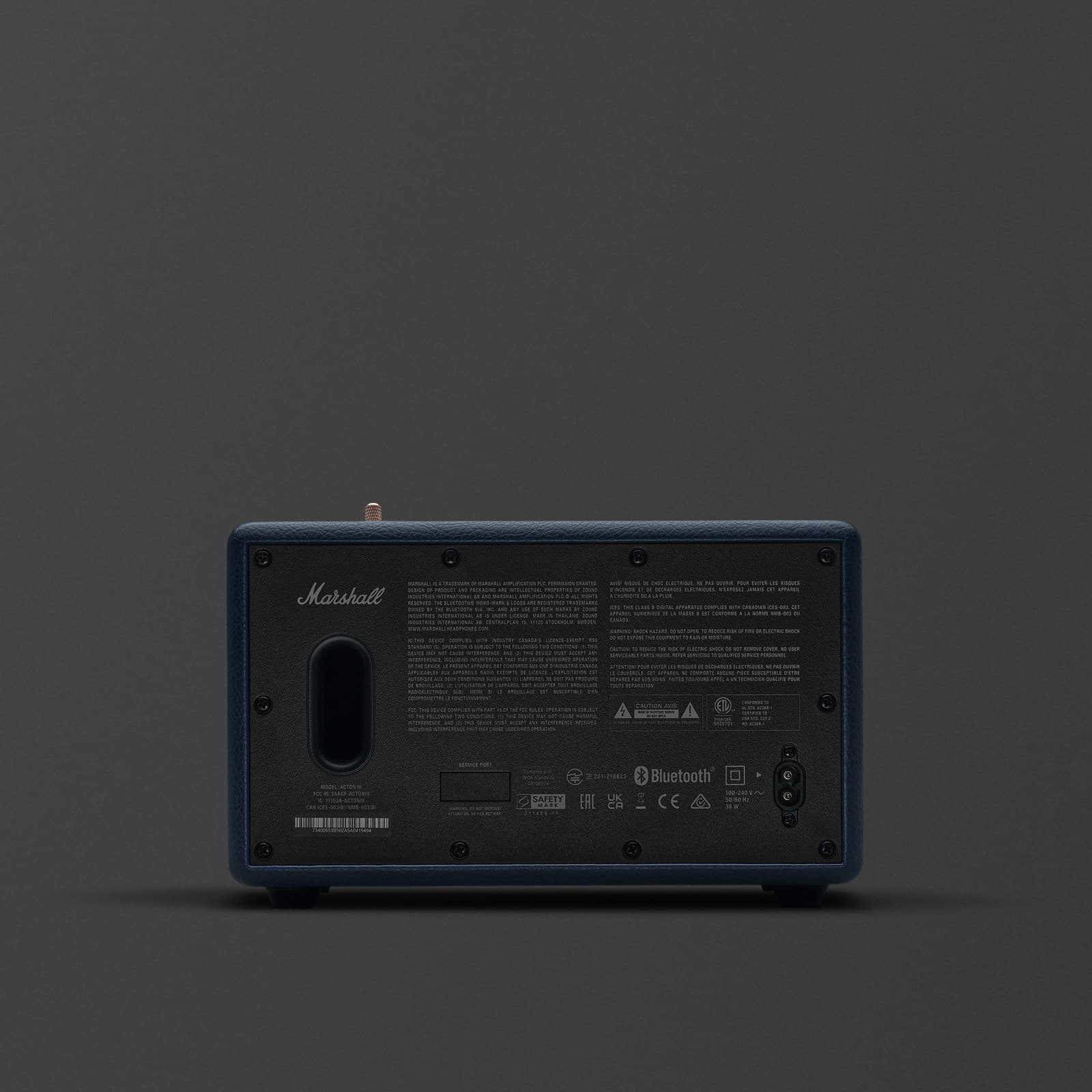 MARSHALL ACTON III HOME BLUETOOTH SPEAKER MIDNIGHT BLUE 1008130 thumbnail 6