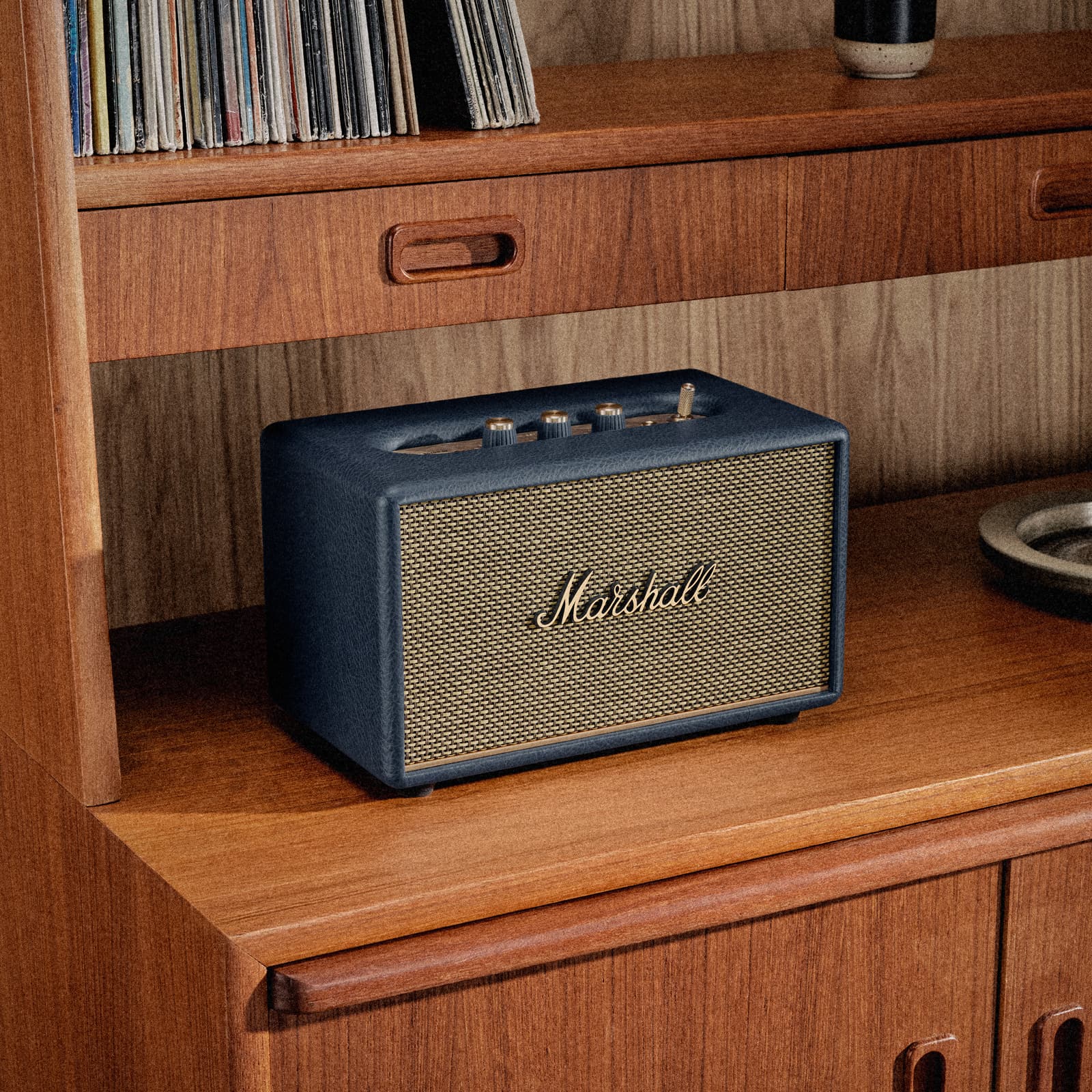 MARSHALL ACTON III HOME BLUETOOTH SPEAKER MIDNIGHT BLUE 1008130 thumbnail 3