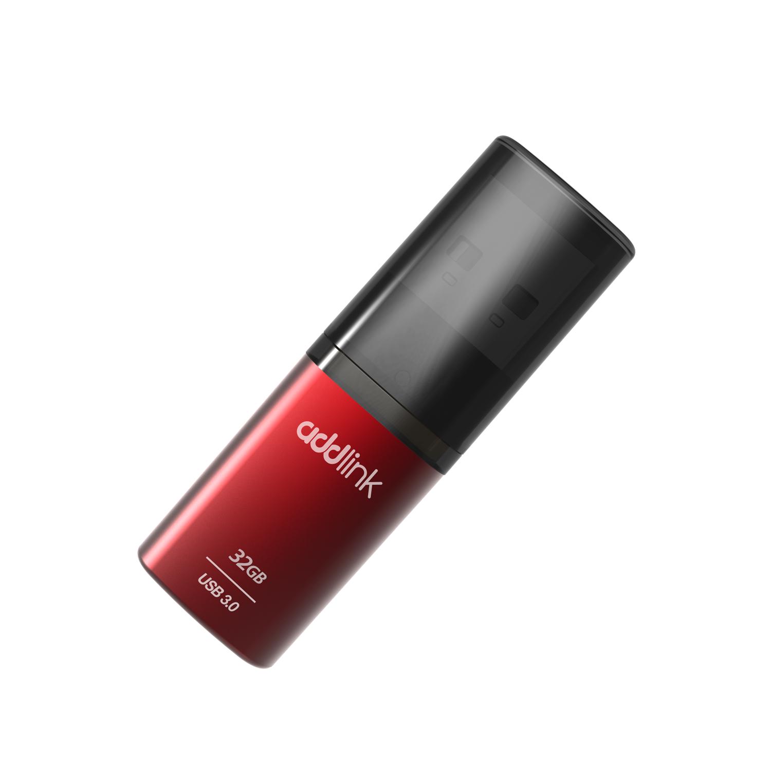 ADDLINK U55 32GB USB3.1 FLASH DRIVE RED AD32GBU55R3