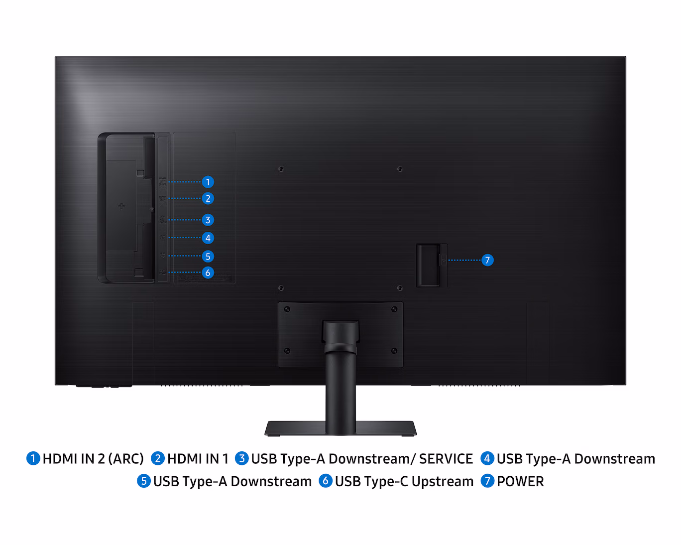 SAMSUNG 43 INCH M7 M70F 4K 60HZ AI FEATURES WITH USB-C SMART MONITOR LS43FM702UMXUE thumbnail 6