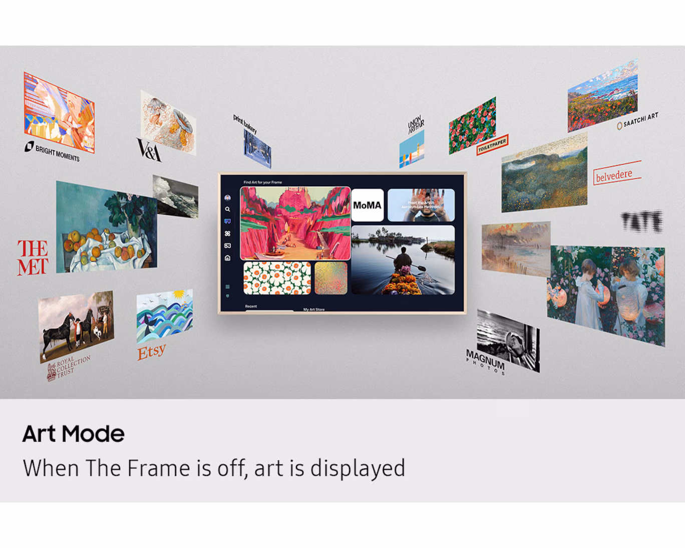 SAMSUNG 65 INCH 4K QLED FRAME TIZEN TELEVISION 2025 MODEL QA65LS03FAUXZN thumbnail 2