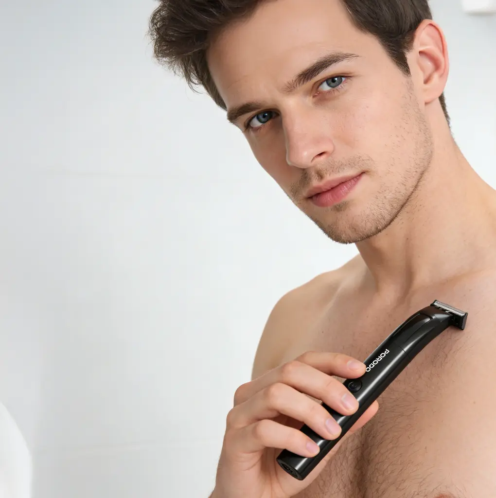 PORODO LIFESTYLE GROOMAX RECHARGEABLE TRIMMER CORD AND CORDLESS USE BLACK PDLFSTRN7BK thumbnail 2