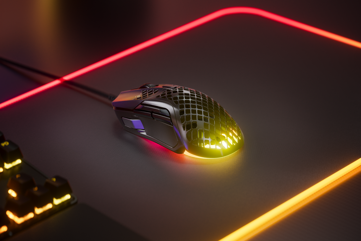 SteelSeries Aerox 5 Gaming Mouse - Black, Lightweight Precision 62401 thumbnail 6