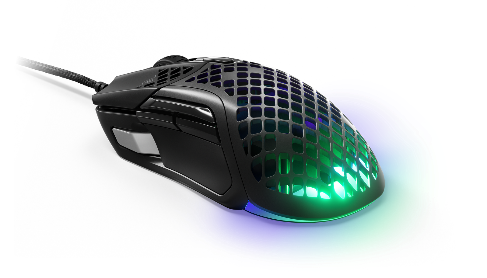 SteelSeries Aerox 5 Gaming Mouse - Black, Lightweight Precision 62401 thumbnail 2