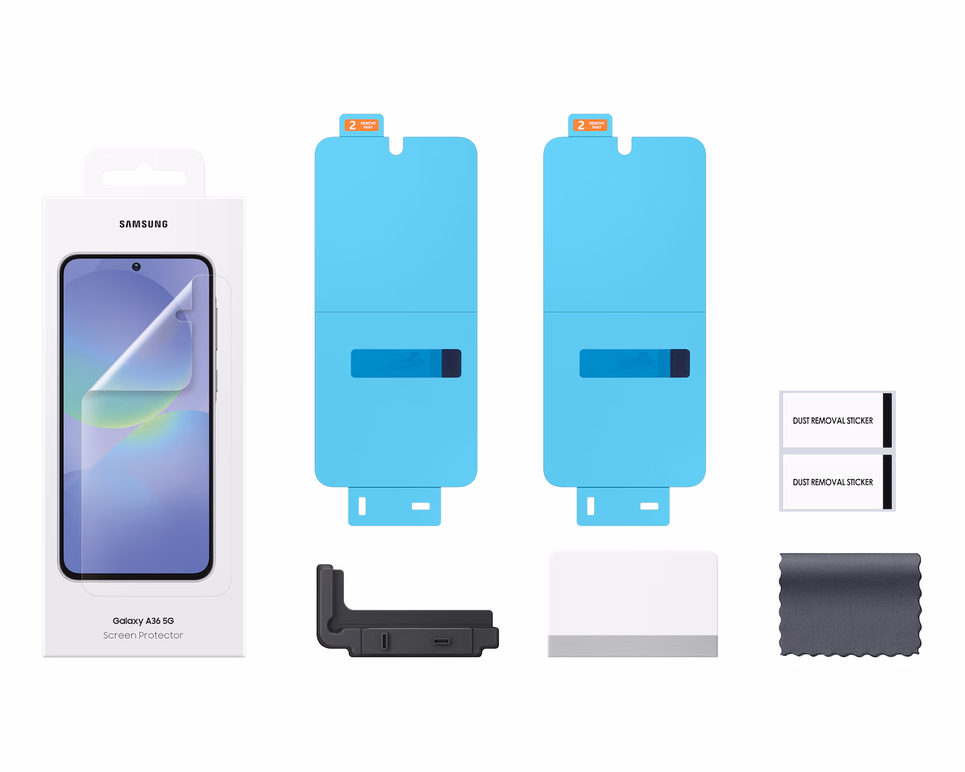 SAMSUNG A36 GLASS SCREEN PROTECTOR CLEAR thumbnail 3