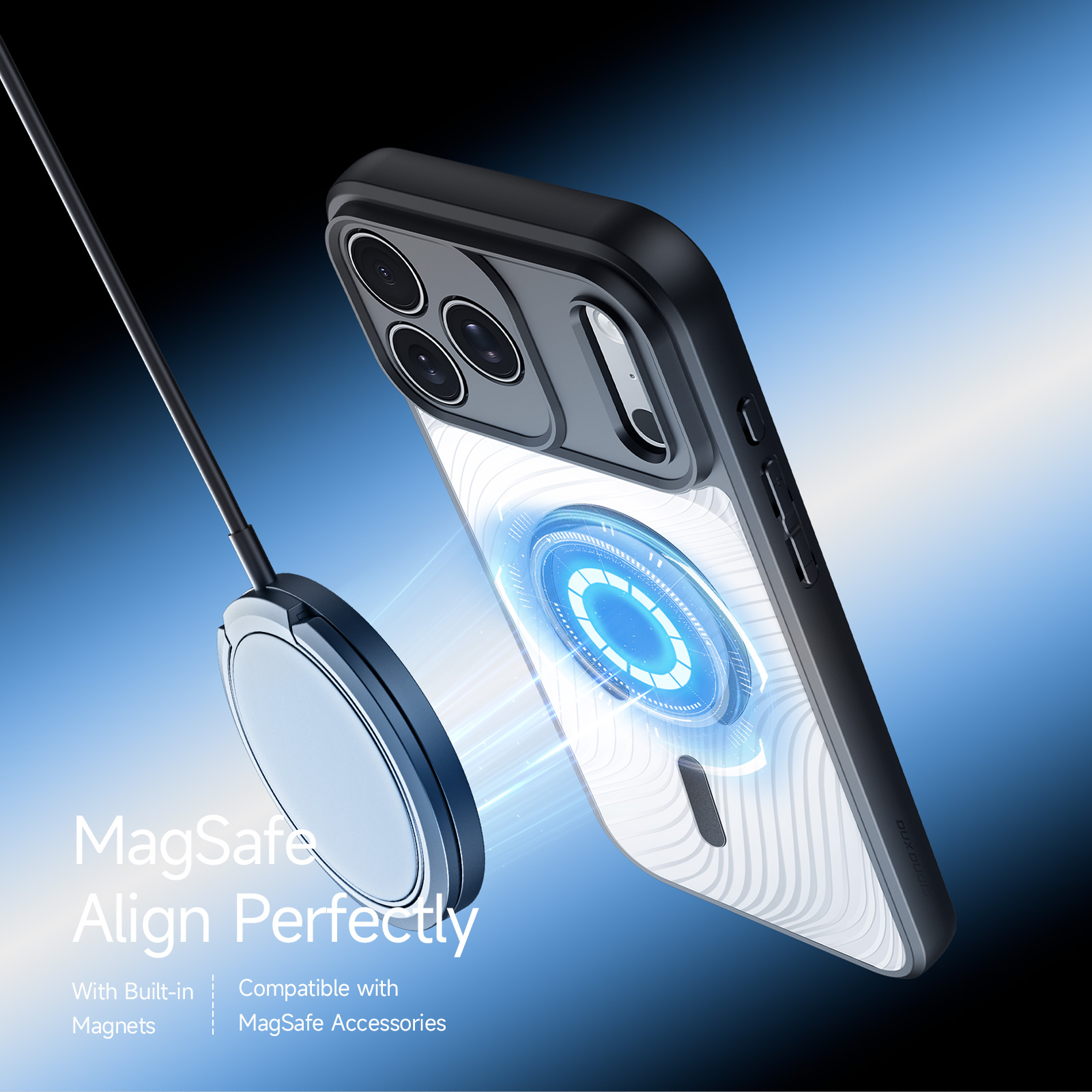 DUX DUCIS IPHONE 17 PRO MAX AIMO MAG CASE BLACK AIMO-0417 thumbnail 3